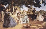 Frederic Bazille Family Reunion oil painting artist